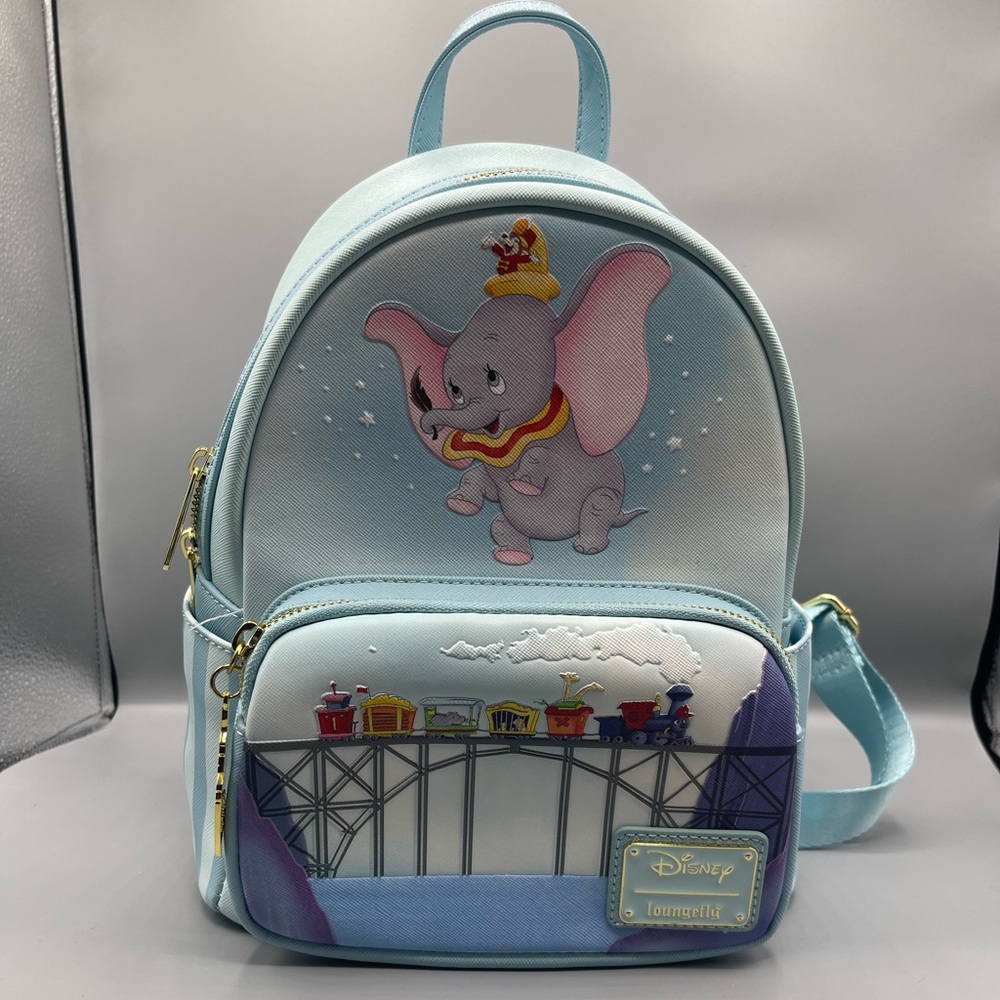 Loungefly Disney Dumbo Kids Backpack - Light Blue